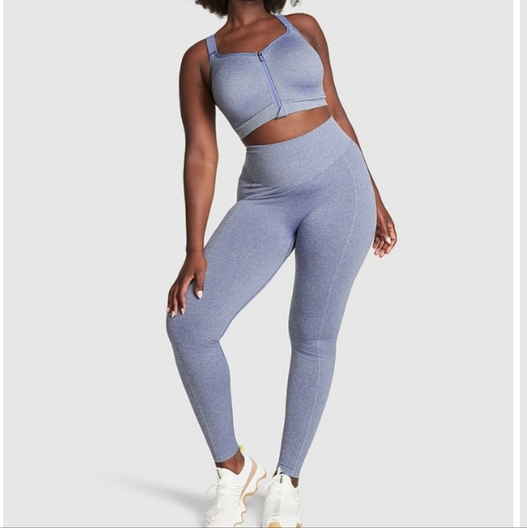 Victoria Secret -Seamless Classic Leggings (Verywinkle Blue)-XXL - Picture 2 of 4